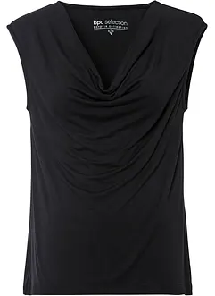 Top met watervalhals, bonprix