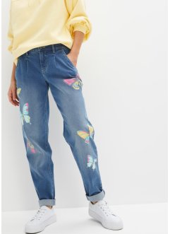 Barrel jeans met print, RAINBOW