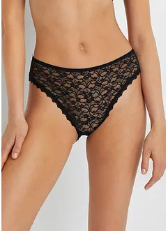 High leg maxislip (set van 3) van gerecycled kant, bonprix