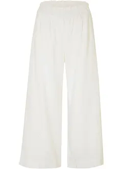 Culotte met linnen, tot op de kuit, bonprix