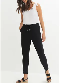 Comfortabele jersey broek met strikkoordjes, bonprix