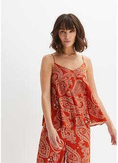 Gedessineerde blousetop van viscose, BODYFLIRT