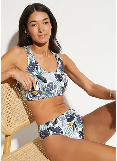Bralette bikini (2-dlg. set) met gekruiste bandjes, bonprix