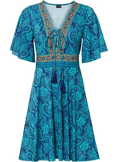Gedessineerde jersey jurk, bonprix