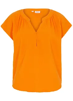 Mousseline blousetop van katoen, bonprix