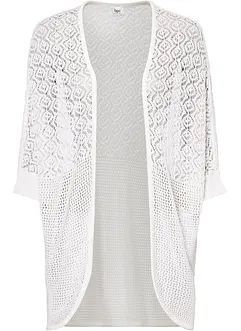 Lang ajour vest, bonprix