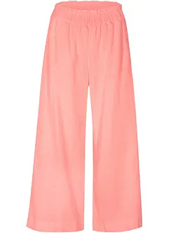 Culotte met linnen, tot op de kuit, bonprix