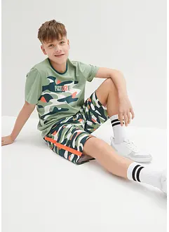 Jongens T-shirt en korte broek (2-dlg. set), bonprix
