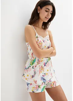 Shortama met spaghettibandjes (2-dlg. set), bonprix