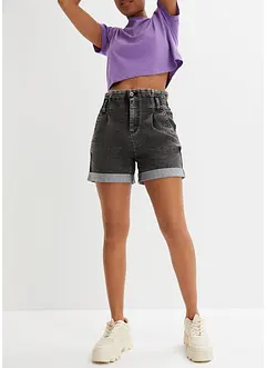 Paperbag jeans short, bonprix