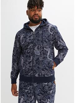 Sweatvest met capuchon en paisley, John Baner JEANSWEAR