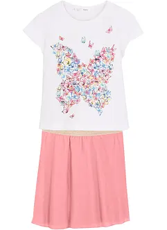 Shirt + rok (2-dlg. set), bonprix