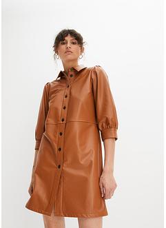 Imitatieleren jurk, RAINBOW