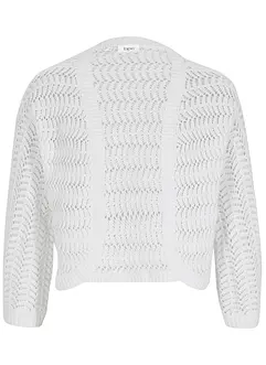 Bolero in gehaakte look, halflange mouw, bonprix
