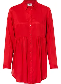 Lange blouse met knoopsluiting van viscose, bonprix