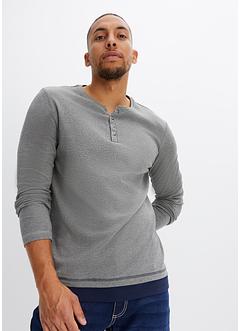Longsleeve in layerlook met biologisch katoen, John Baner JEANSWEAR