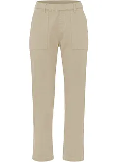 Twill broek met comfortband, bonprix