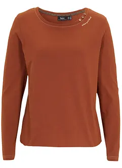 Longsleeve met sierknopen, bonprix