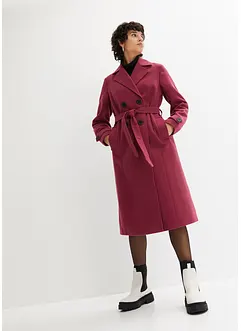 Winterse trenchcoat in wollen look, bonprix