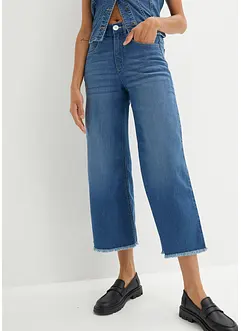 Comfort stretch 7/8 jeans, wide fit, bonprix