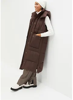 Bodywarmer van gerecycled polyester met afneembare capuchon, bonprix