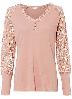 Longsleeve met kant, BODYFLIRT