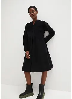 Midi jurk van katoen-corduroy, bonprix