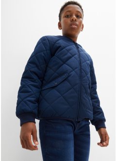 Jongens gewatteerde jas met ruitpatroon, bpc bonprix collection