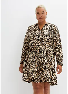 Jurk met animalprint, bonprix