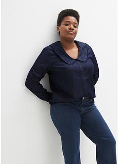 Spijkerblouse met kraag, John Baner JEANSWEAR