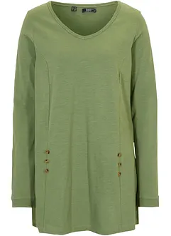 Longshirt van puur katoen, bonprix