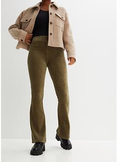 Wijd uitlopende legging van corduroy, RAINBOW