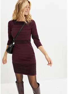 Gebreide jurk van soepele viscose, bonprix