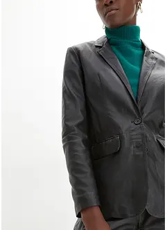 Leren blazer van lamsnappa, bonprix