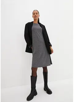 Punto di roma jurk met jacquard patroon, bonprix