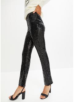 Broek met pailletten, BODYFLIRT boutique
