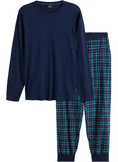 Pyjama met flanellen broek (2-dlg. set), bonprix