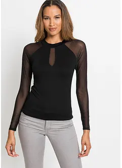 Longsleeve in een zachte viscosemix, bonprix