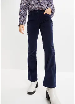 Stretch corduroy broek, bootcut, bonprix