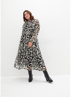 Mesh jurk met decoratieve gesp, bpc selection premium