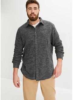 Fleece overhemd met lange mouwen, bpc bonprix collection