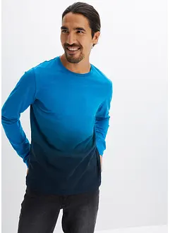 Longsleeve met kleurverloop, slim fit, bonprix