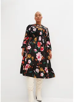 Gedessineerde midi jurk, bonprix