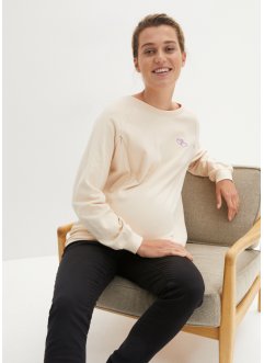 Zwangerschapssweater / voedingssweater met biologisch katoen, bpc bonprix collection