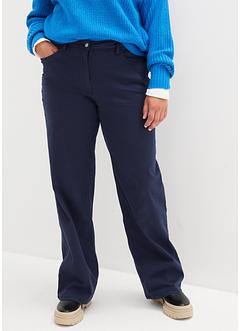 High waist stretch broek, wijde pijpen, bpc bonprix collection