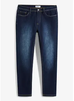 Regular fit stretch thermojeans, extra zacht aan de binnenkant, straight, bonprix
