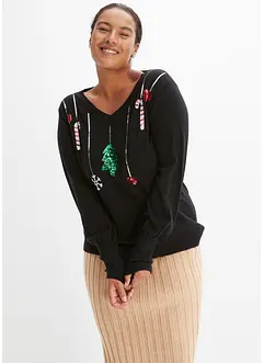 Fijn gebreide trui, bonprix