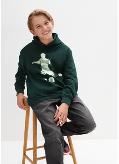Hoodie in een zachte katoenmix, bonprix