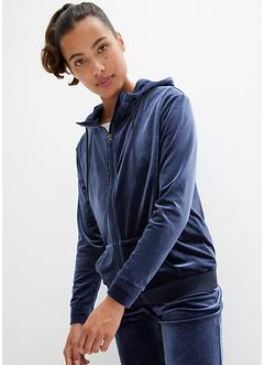 Fleece vest van velours, bpc bonprix collection