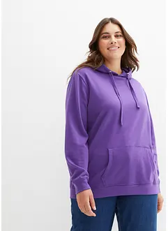 Basic hoodie van zacht frotté, bonprix
